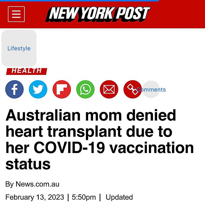 Erste Länder entziehen Ungeimpften die medizinische Versorgung