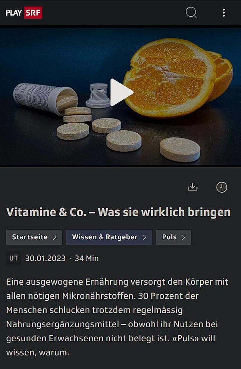 Vitamine & Co. - Was sie wirklich bringen