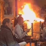 März 2023: Wie man in Frankreich am romantischen Feuer den Abend geniesst
