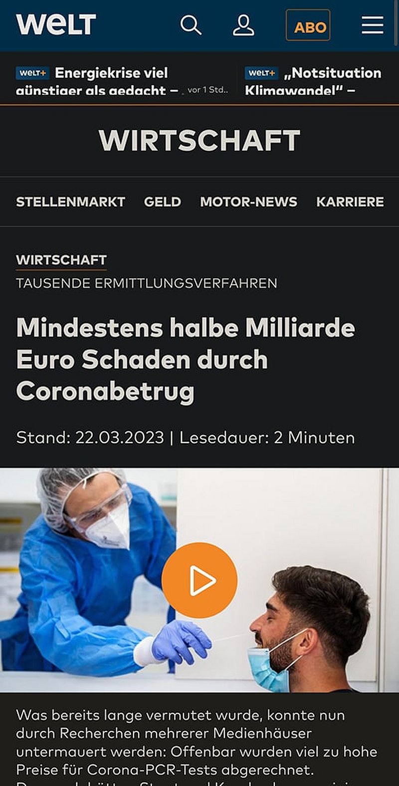 Milliardenschäden durch Corona Betrügereien