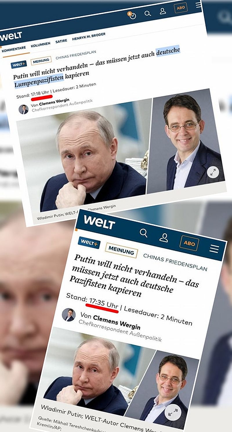 In 17 Minuten vom Nazi zum lupenreinen demokratischen "Journalisten"