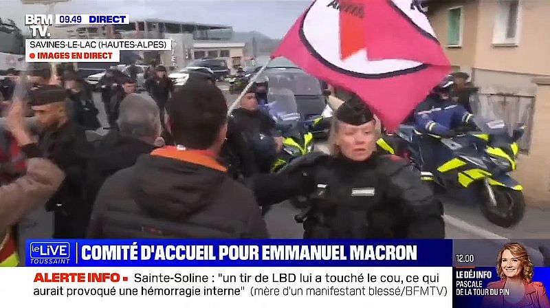 Macron findet selbst an den entlegensten Orten des Landes keine Ruhe