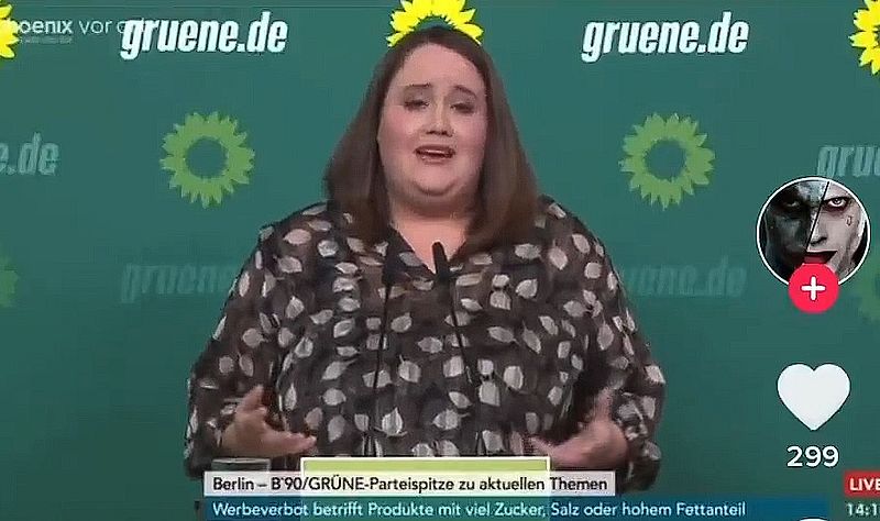 Was darf Satire: Ricarda Lang warnt vor Süssigkeiten, Snacks und Fastfood Werbung