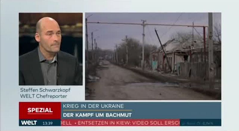 Bevölkerung von Bachmut wartet, durch die russische Armee befreit zu werden