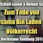 Zum Tode von Osama Bin Laden und Völkerrecht - Peter Scholl-Latour und Helmut Schmidt (ARD I 02.05.2011)