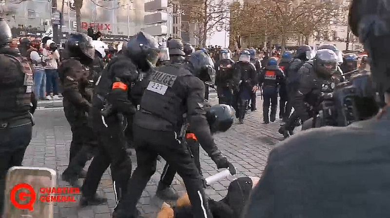 Frankrike: Upptrappning av polisvåld mot journalister