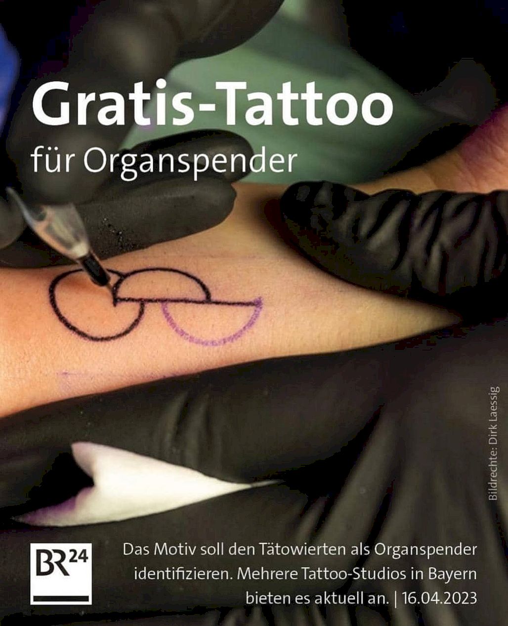 Gratis Tattoo für Organspender