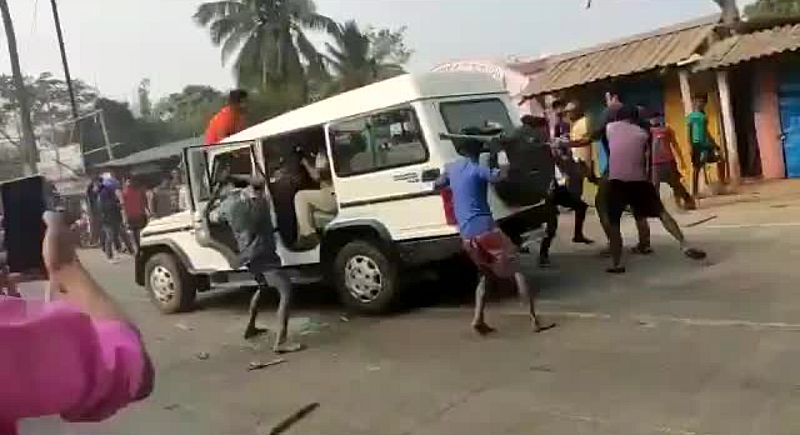 Wie das Impf-Team in Indien begrüsst wird