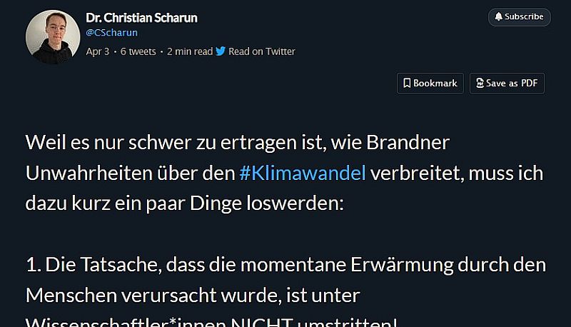 Klimawandel: Die Narzissten drängen ins Rampenlicht