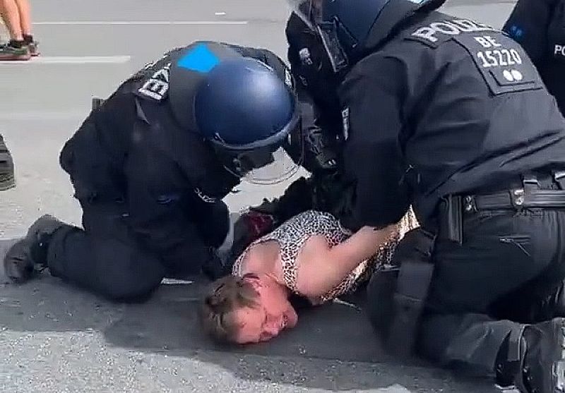 Polizeigewalt zur Eindämmung des Virus