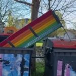 Bereits 4. Anschlag auf eine Regenbogenbank