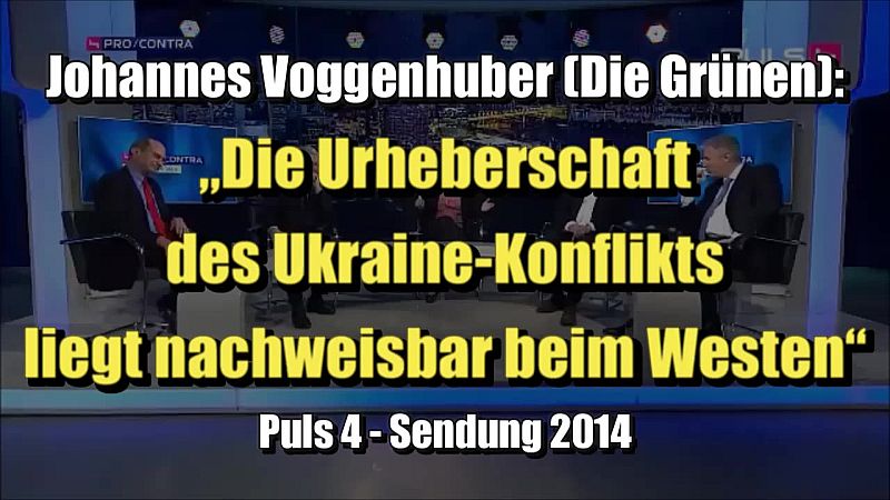 🟥 Johannes Voggenhuber: „Die Urheberschaft des Ukraine-Konflikts liegt nachweisbar beim Westen"