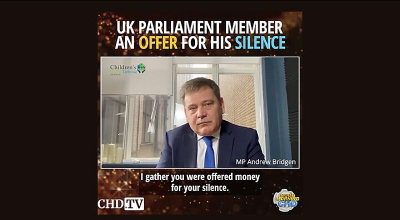 U.K. Government Tried To Bribe MP Andrew Bridgen For His Silence