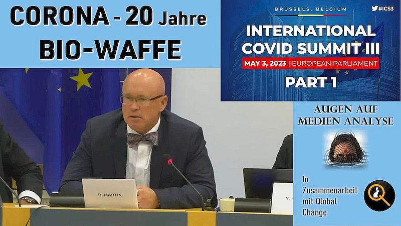 Covid-19 ist ein Akt der biologischen Kriegsführung, ein Angriff auf die menschliche Rasse