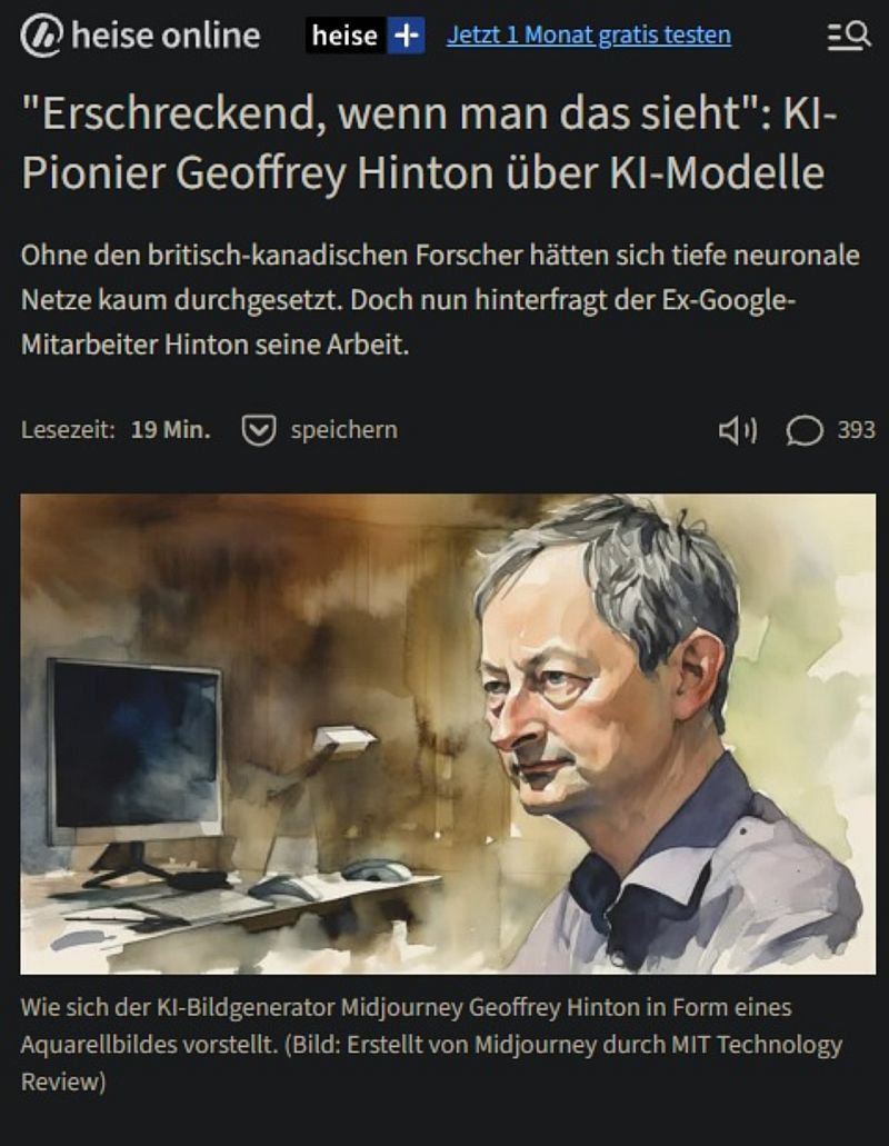 KI-Pionier über KI-Modelle: "Erschreckend, wenn man das sieht"