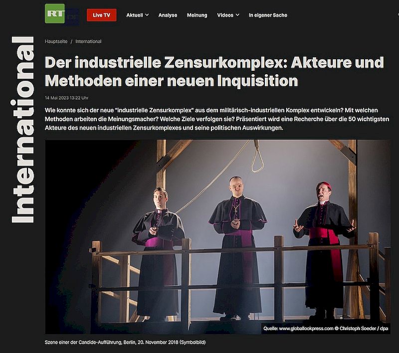 Kompleks industrijske cenzure: akterji in metode nove inkvizicije