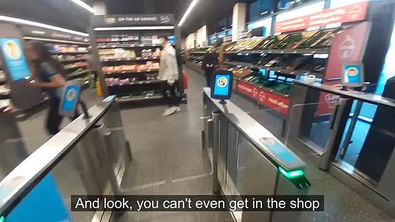 Aldi-Digitalgefängnis in London