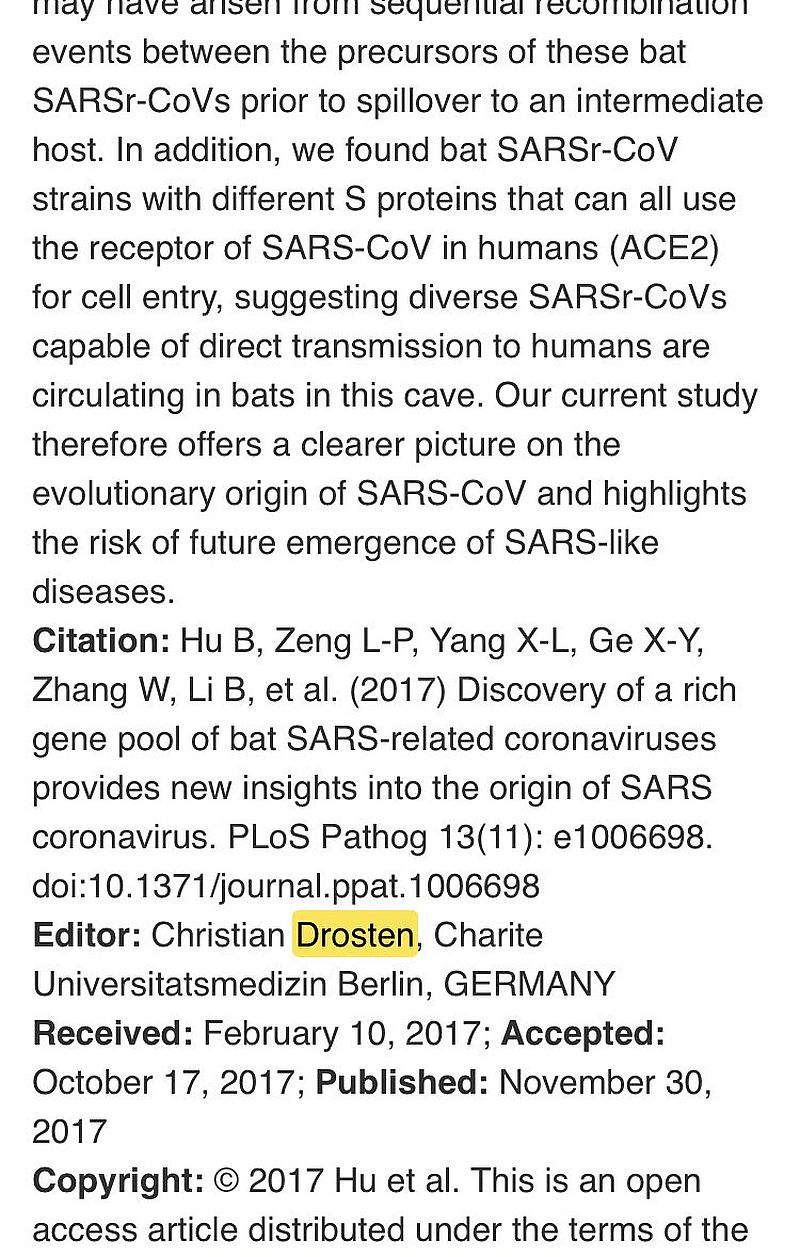 Covid-19: Patient null gefunden, Beweise für Labortheorie