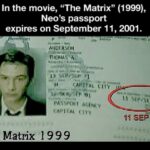 Im Film "The Matrix" (1999) läuft Neos Reisepass am 11.9.2001 ab