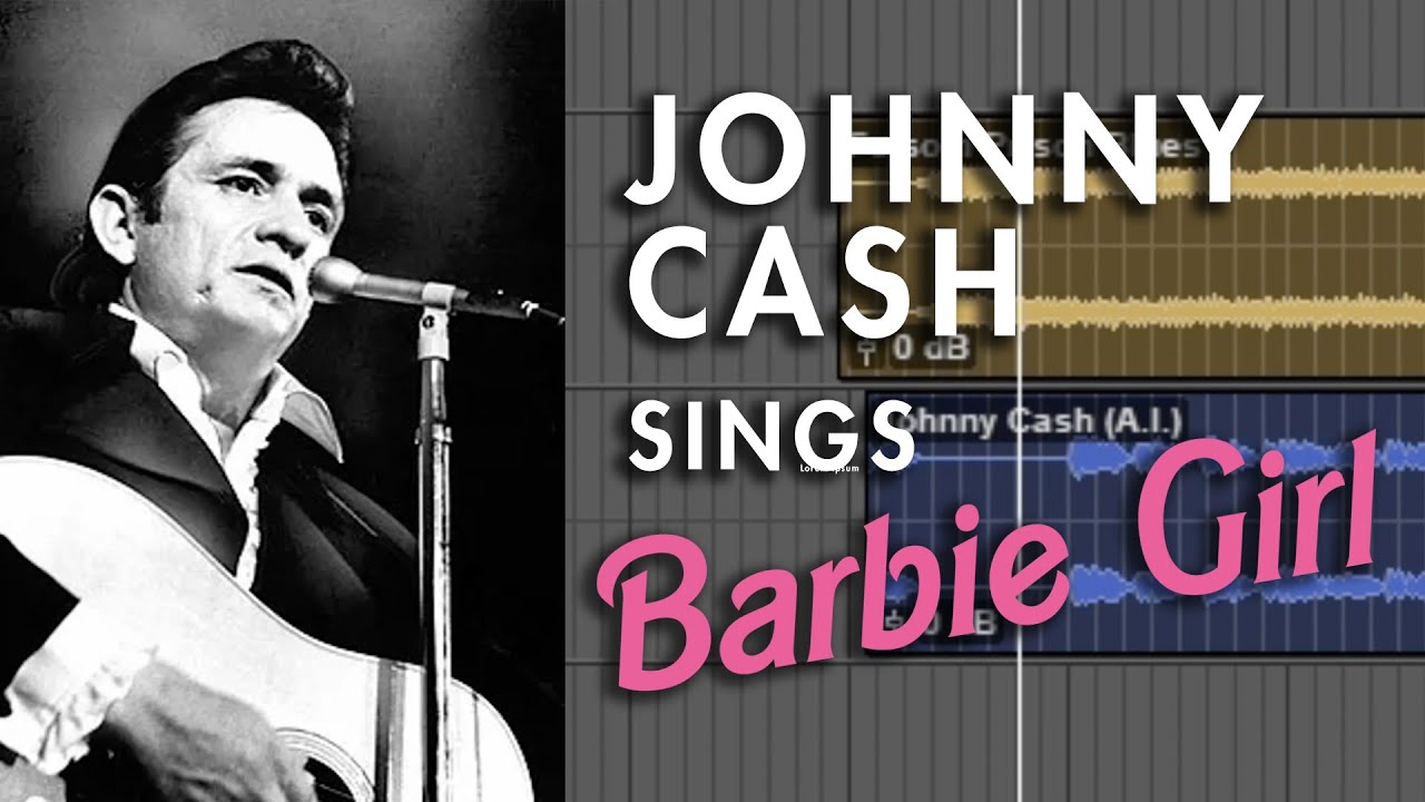 AI Johnny Cash zpívá "Barbie Girl"