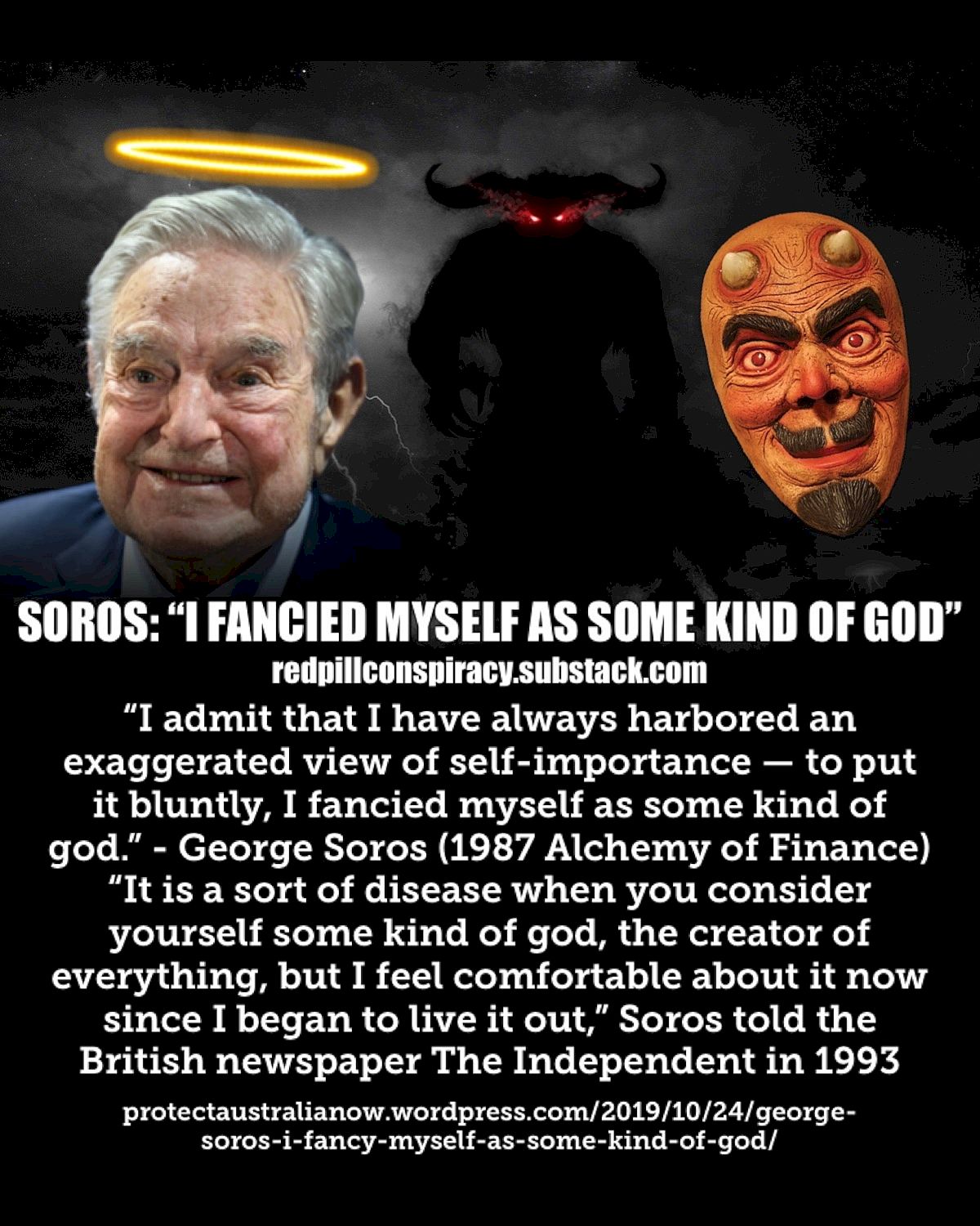 George Soros: „Myslel jsem si o sobě, že jsem nějaký bůh“