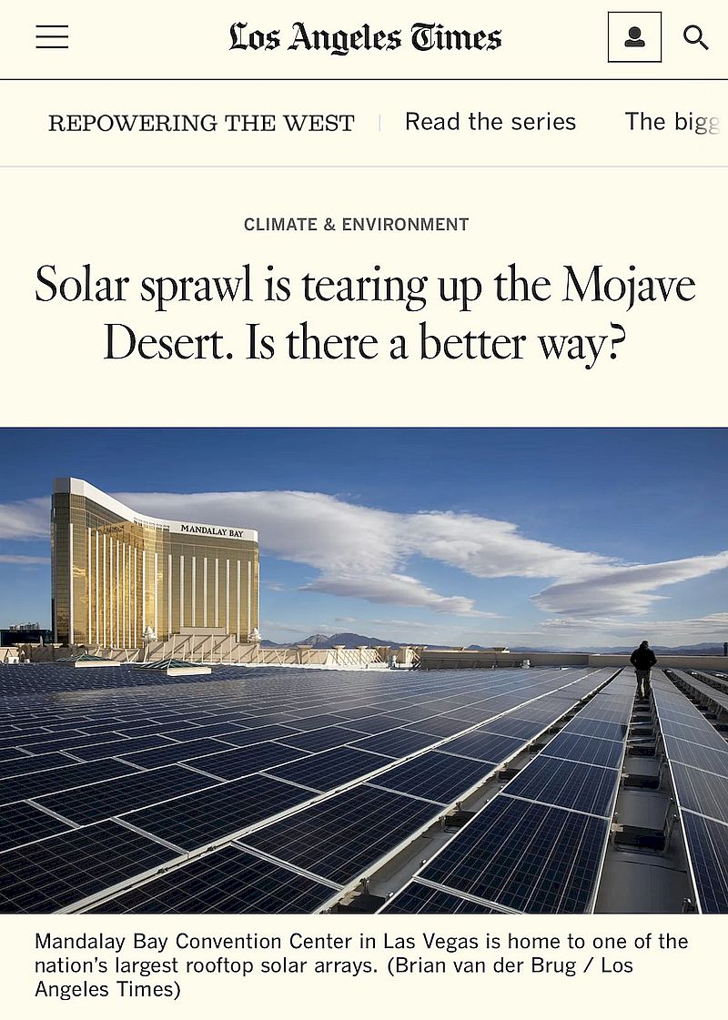 Solarzellen sind eine Katastrophe für die Umwelt