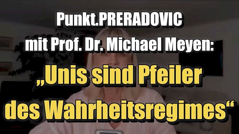 🟥 Prof. Dr. Michael Meyen: „Unis sind Pfeiler des Wahrheitsregimes“ (24.08.2023)