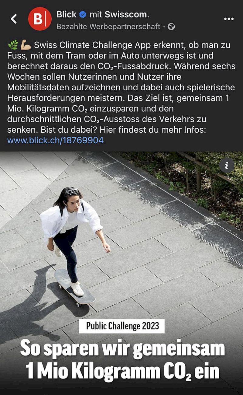 Climate Challenge App: The social credit system should be established in a playful way
