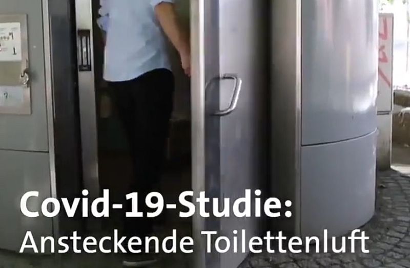 Covid-19-studie: Smittsam toalettluft