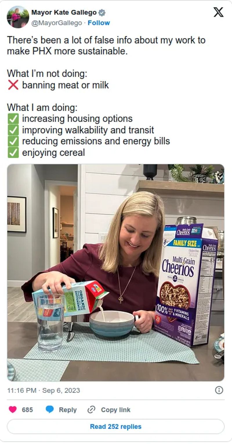 Erste US-Grossstadt setzt WEF-Verbot von Fleisch und privatem Autobesitz um