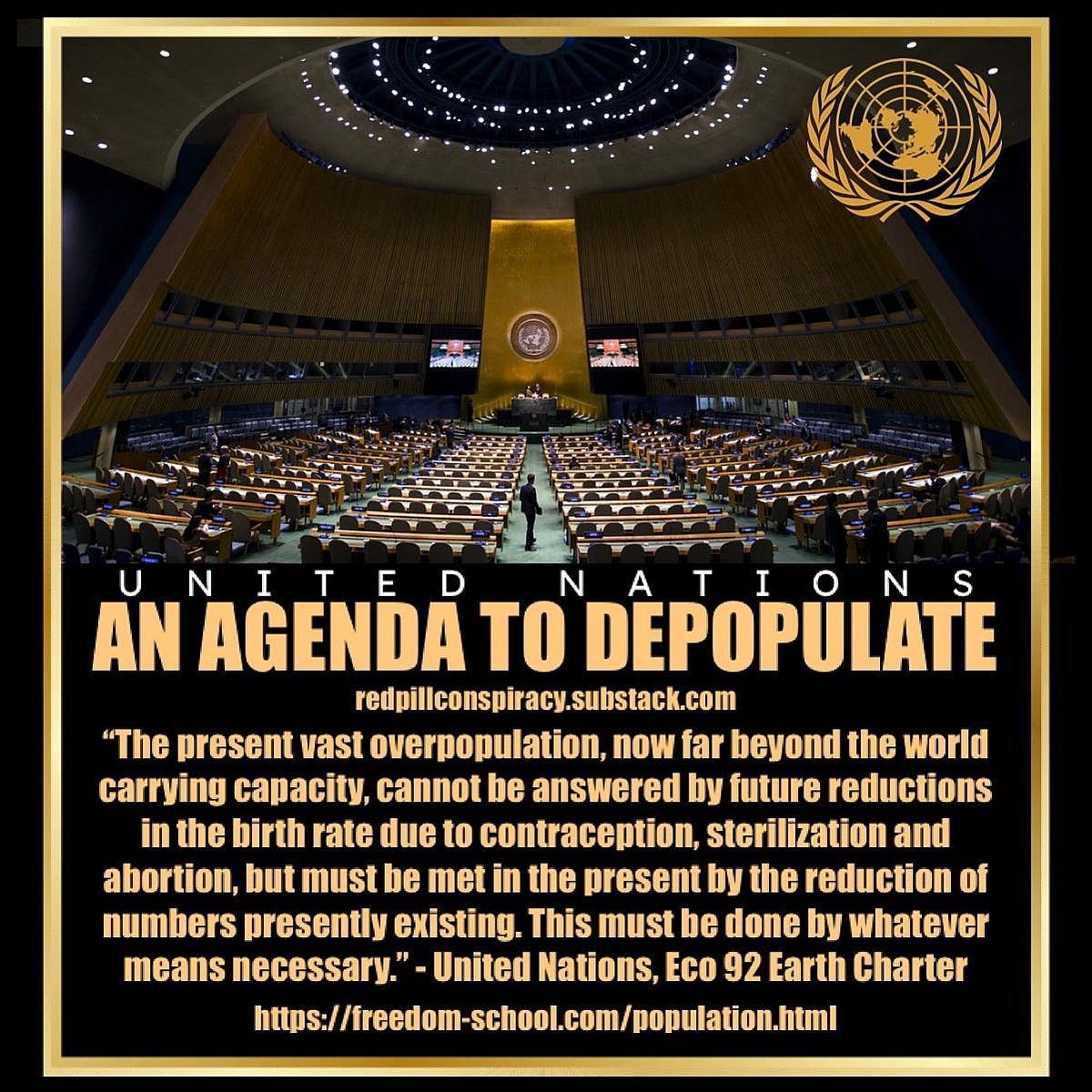 Vereinte Nationen: Eine Agenda zur Bevölkerungsreduktion