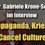Gabriele Krone-Schmalz'ın propaganda, savaş ve iptal kültürü üzerine ( Grenzgänger Studios | 02.11.2023 Kasım XNUMX)