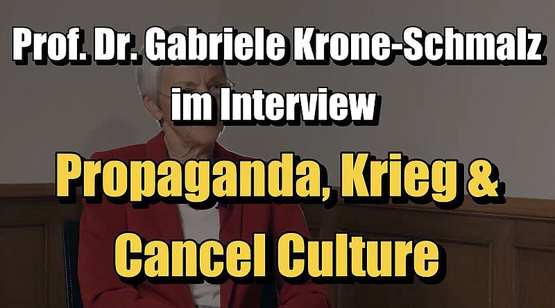 🟥 Gabriele Krone-Schmalz o propagandzie, wojnie i kulturze anulowania (02.11.2023 listopada XNUMX)