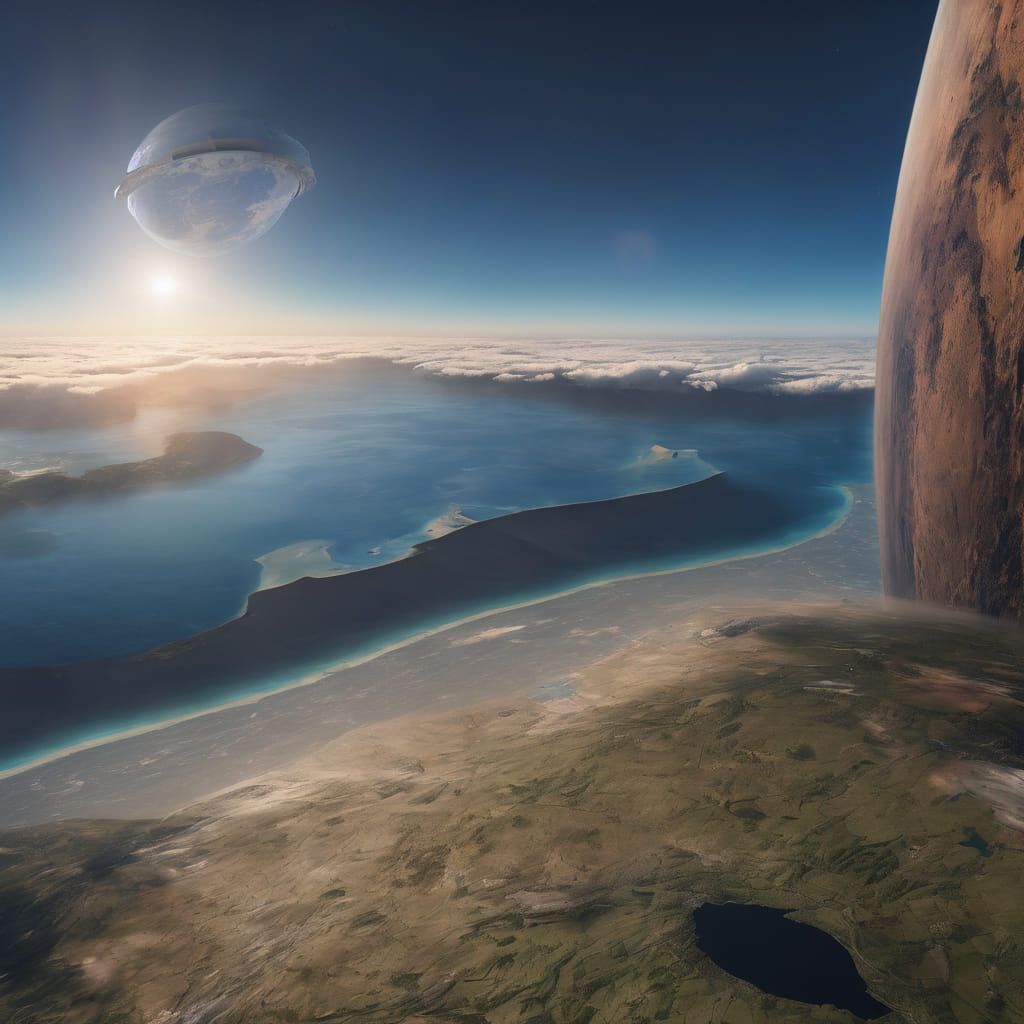 KI generiert Bilder der flachen Erde