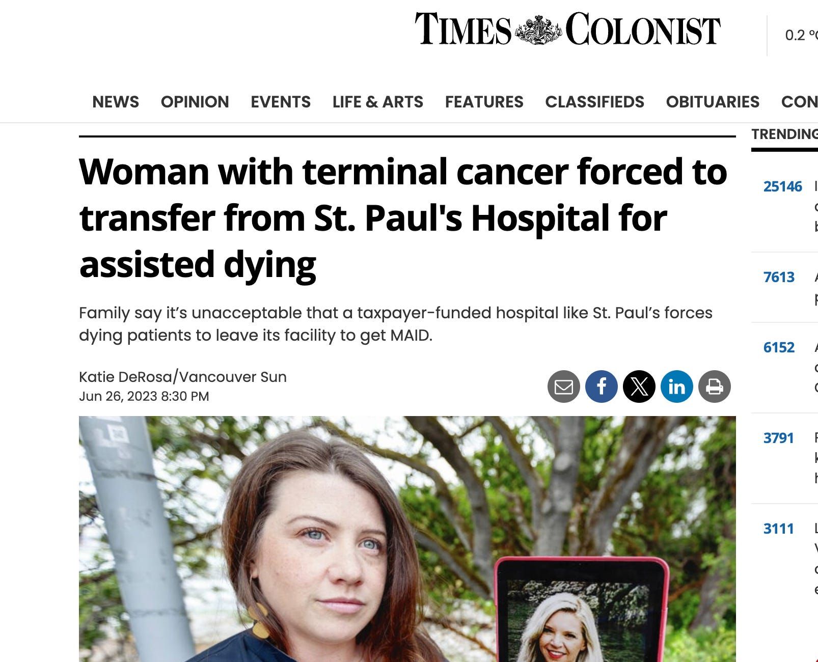 Staatlich unterstützt: Suizid und Sterbehilfe - bald auch in anderen WEF-Kundenstaaten