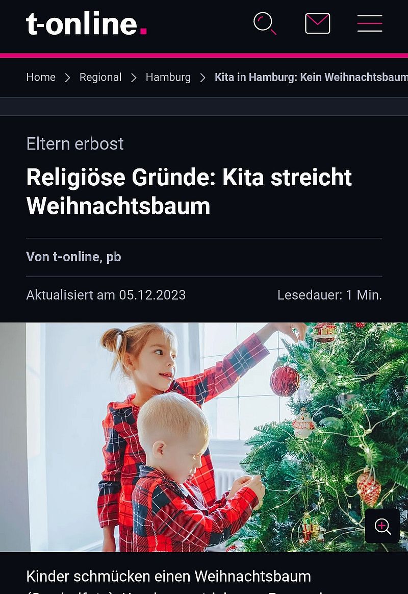 Nehmt den Kindern nicht auch noch Weihnachten