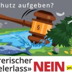 Bist du dagegen, dass ineffiziente Windräder die Schweiz verschandeln?