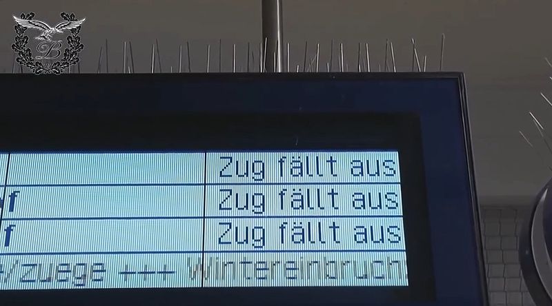Wenn im Winter die Technologie versagt, kann man sich auf die Technik unserer Väter verlassen