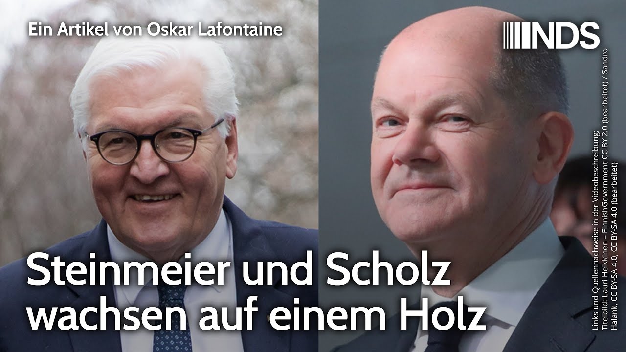 Oskar Lafontaine : Steinmeier et Scholz poussent sur le même arbre