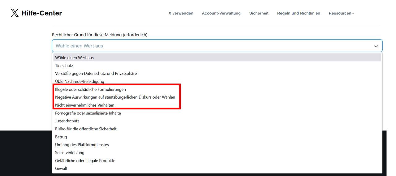 Auf X ist alles vorbereitet für die Zensur durch die EU