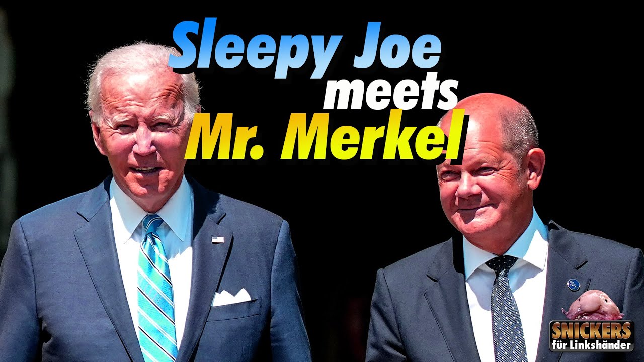 Sleepy Joe träffar Mr Merkel