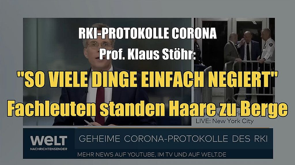 🟥 Prof. Klaus Stöhr on Corona RKI protocols: “Experts’ hair stood on end” (March 25.03.2024, XNUMX)”