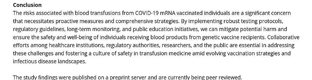 Japanische Forscher warnen vor Risiken bei Bluttransfusionen von COVID-19 mRNA-geimpften Personen