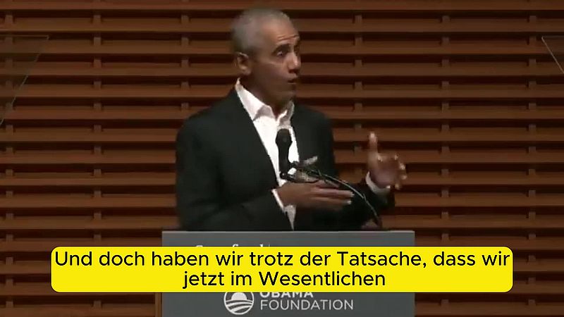 Obama: "Wir haben den Impfstoff jetzt an Milliarden Menschen weltweit klinisch getestet"
