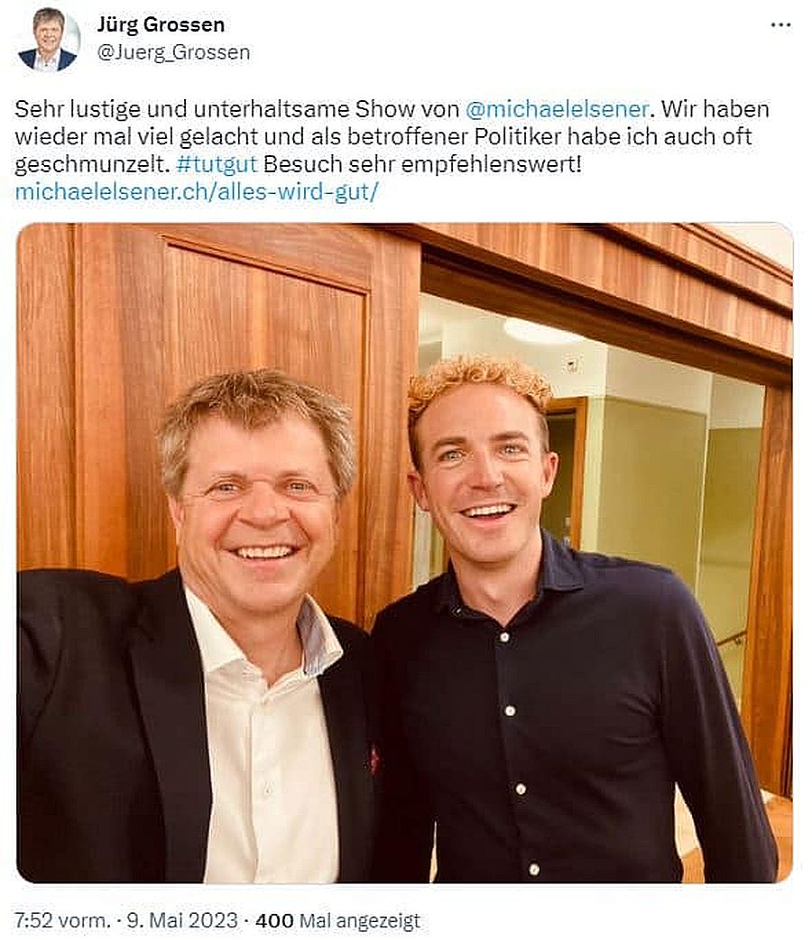 Michael Elsener ist sich gut bezahlt für nichts zu schade