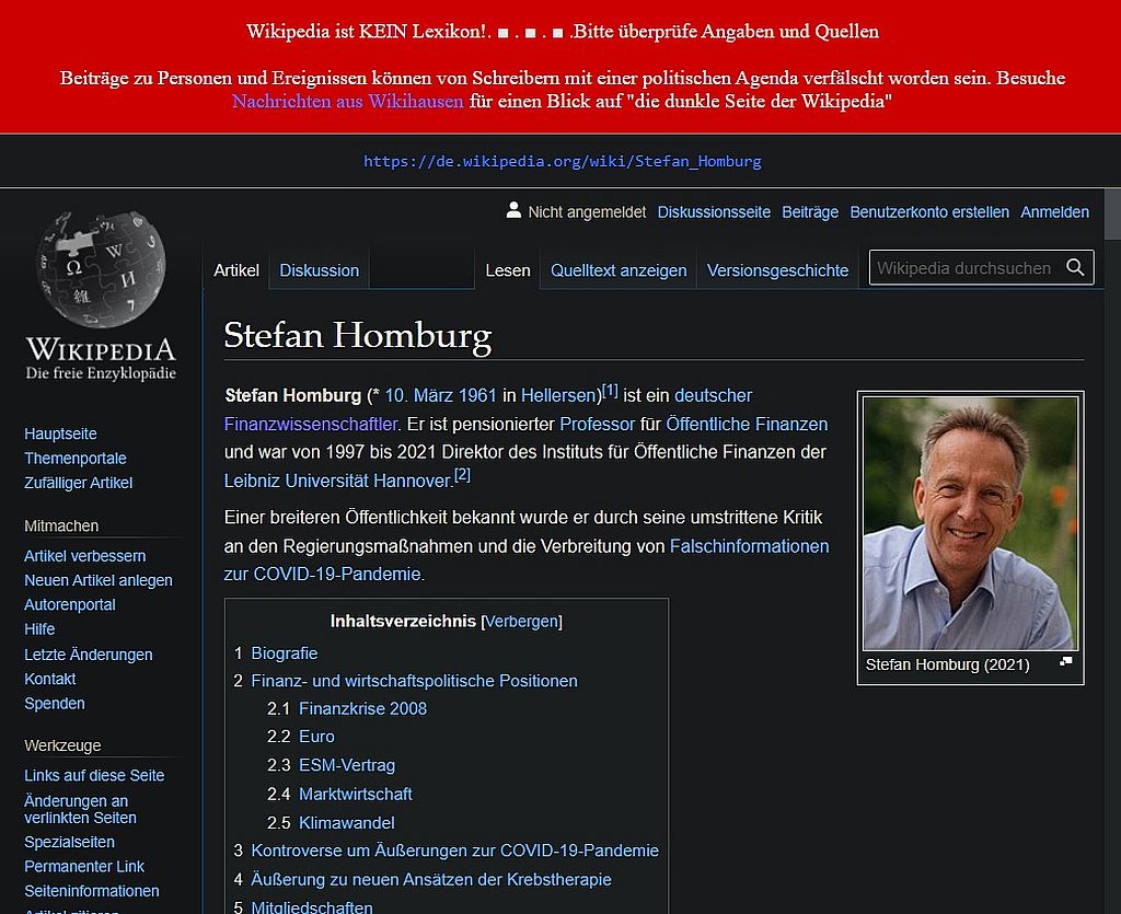 Wikipedia ist ein Scheinlexikon, Zeit dies zu kennzeichnen