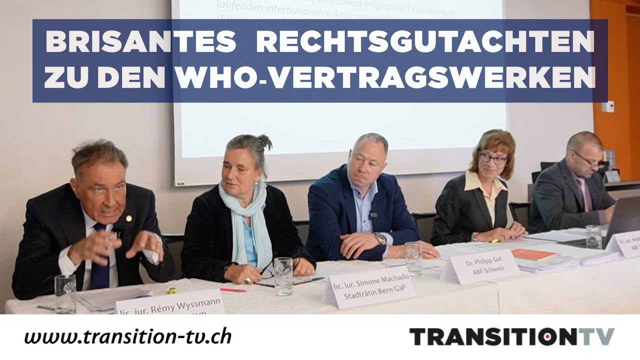 Medienkonferenz zur WHO-Gefahr von ABF Schweiz