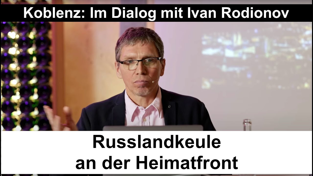 Ivan Rodionov: Es gibt in Deutschland keine funktionierenden Medien.