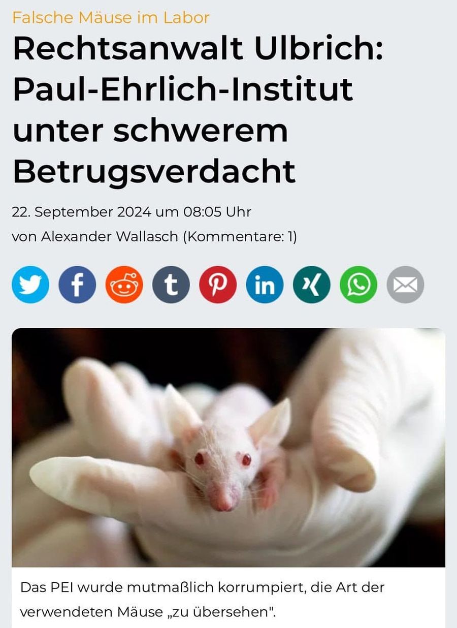 Paul-Ehrlich-Institut unter schwerem Betrugsverdacht