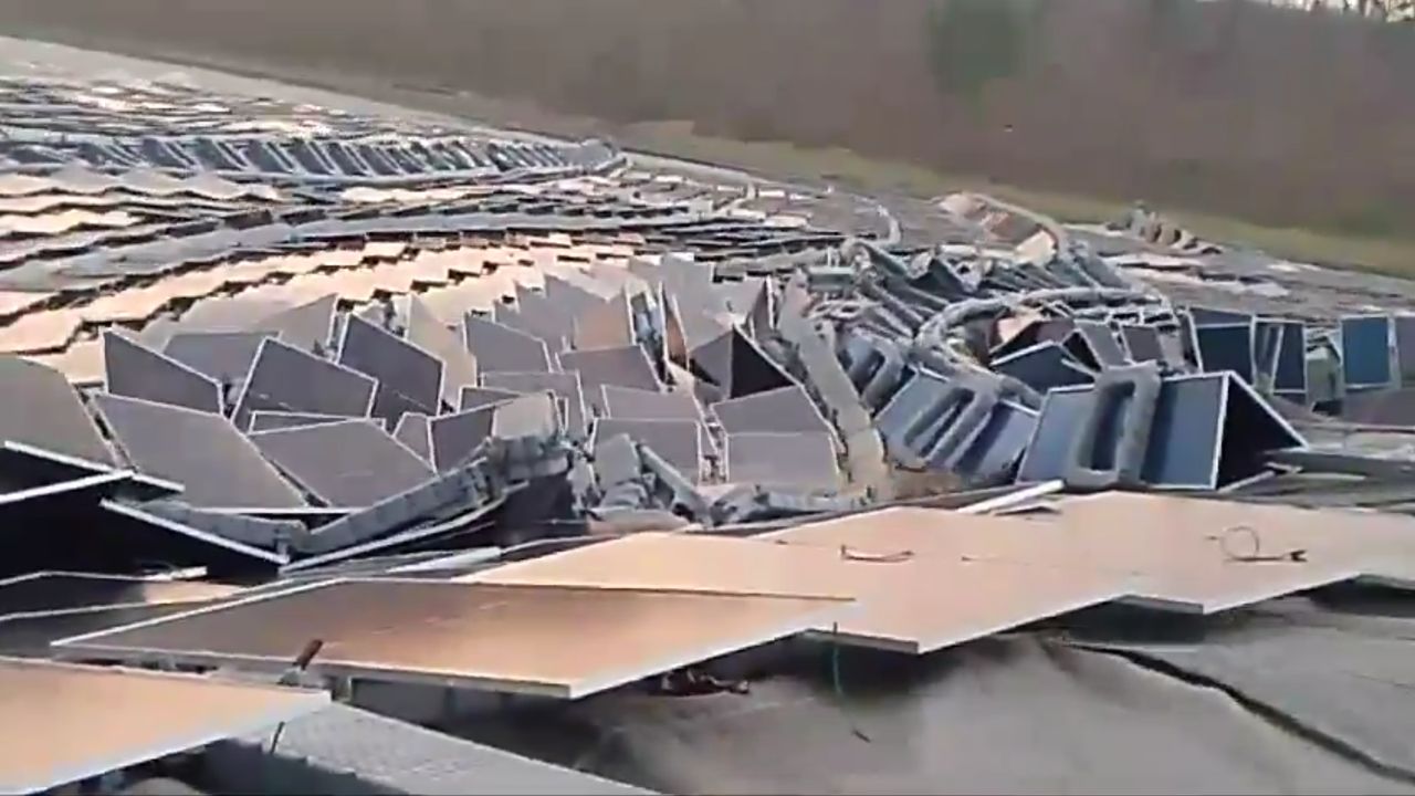 Sturm zerstört weltweit größte schwimmende Solarfarm